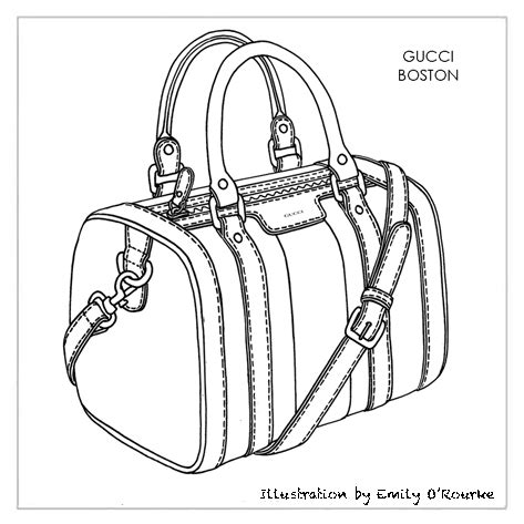 borsa gucci disegno a colori|Gucci borse.